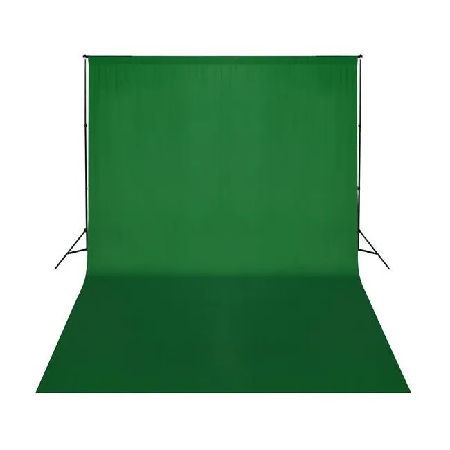 Greenbox Yeşil Fon Perdesi 3mx6m ve JINBEI  Fon Asma Standı Taşıma çantası ile Kit