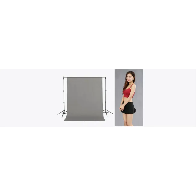Greenbox  Greybox Grey Screen-Gri Fon Perde (2X3m)