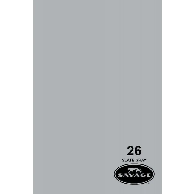 Savage Kağıt Fon 2,72 m x 11m - Slate Gray