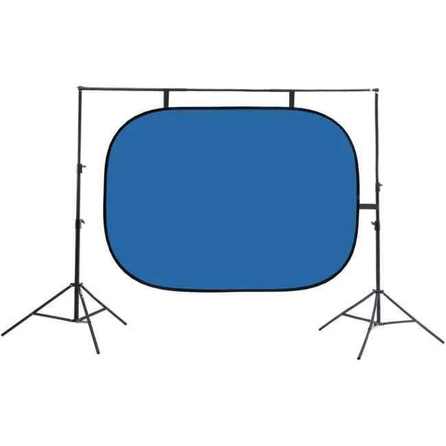 JINBEI 1.5 * 2m Chromakey Yeşil / Mavi 2'in1 Kumaş Katlanabilir Arka Plan