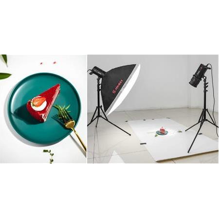 JINBEI EFII-60 COB LED Video Işığı 2'li Set  5500K