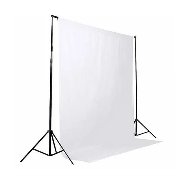 White screen-beyaz fon perde(2 x 3 m)  ve Fon Asma Standı Kıt