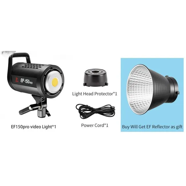 JINBEI EF-150pro COB LED Video Işığı 5500K