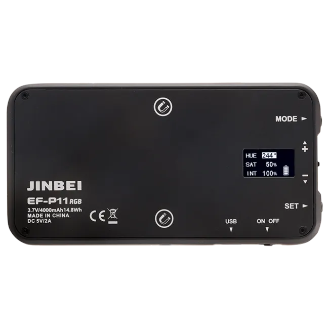 JINBEI EF-P11 RGB Mini Mobil Led Video Işığı