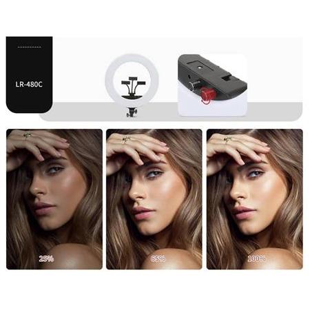 JINBEI LR-480C LED Ring Light(18 inc 480Led)+L-180 Işık Stand Kiti