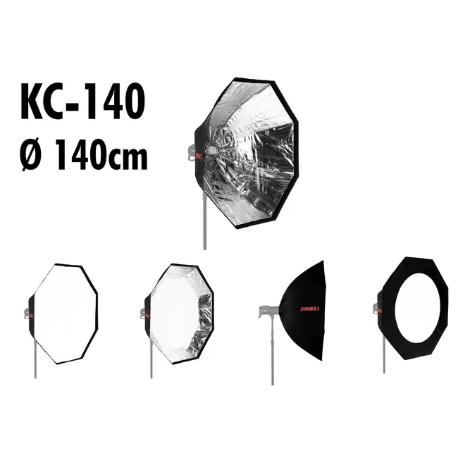JINBEI KC-140cm Octagonal Şemsiye Tipi Softbox