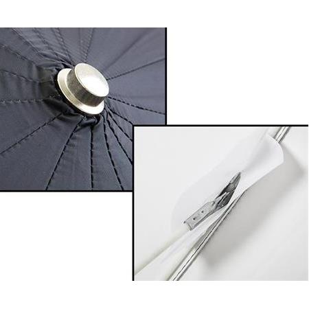 JINBEI Deep Focus 130cm Siyah & Beyaz Şemsiye