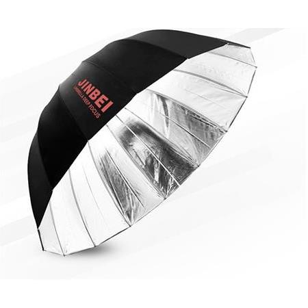 JINBEI Deep Focus 105cm Siyah & Gümüş Şemsiye